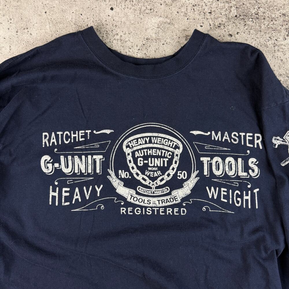 Vintage G-Unit Shirt Long Sleeve Rap Tee Ratchet Masters XL